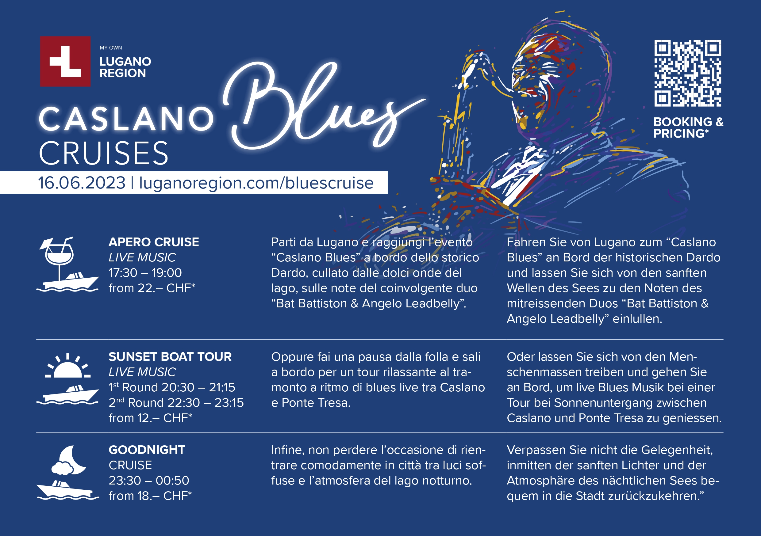 Caslano Blues Cruises Flyer A5 2023 page 0001